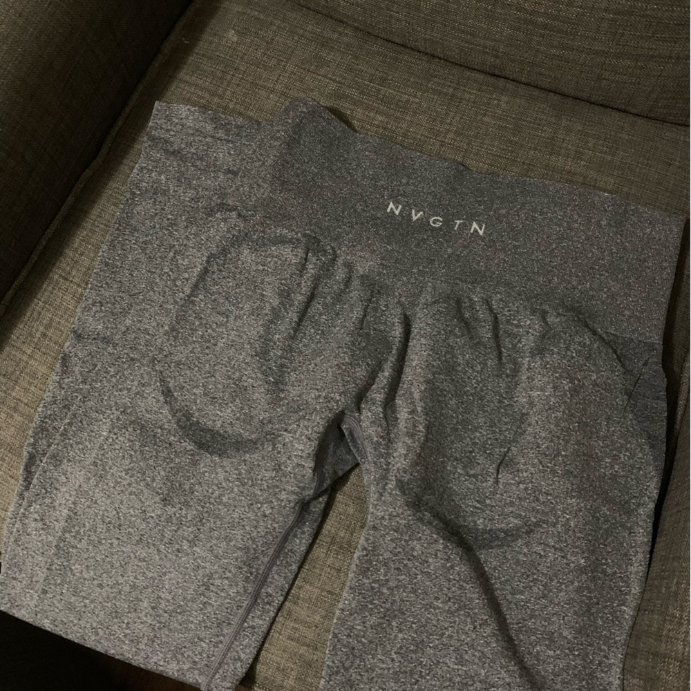 Size large. NVGTN leggings gray. Used once perfect condition